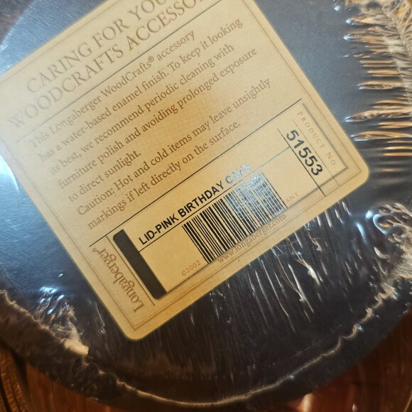 Longaberger birthday basket set - Picture 10 of 10